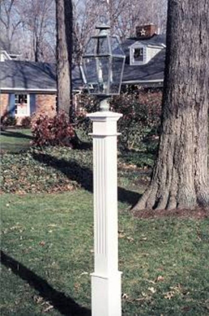 Fluted 6x6 Lantern Post Fluted 6x6 Lantern Post